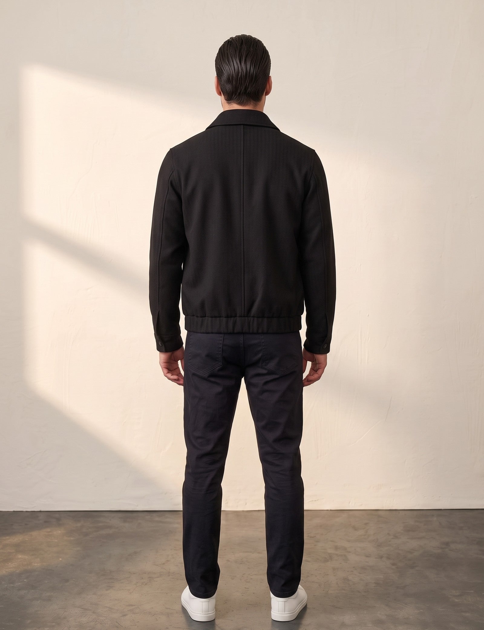 Harrington Jacket, back view, full length