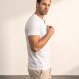 Henley T-Shirt, side view, full length