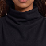 High-Neck Long Sleeve Top, close-up of the upper body