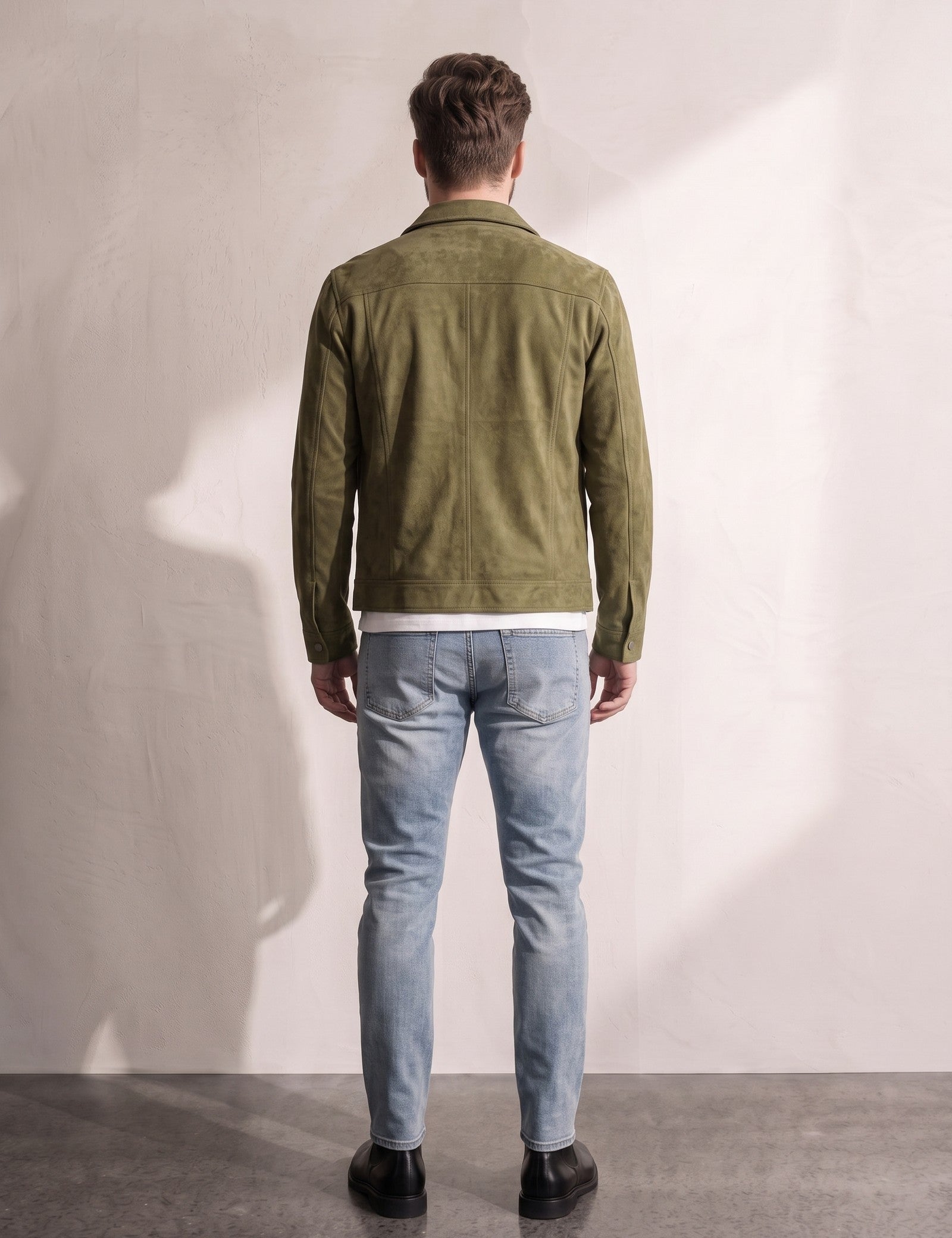 Jacket, back view, full length