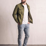 Jacket, three-quarter view from the left, full length
