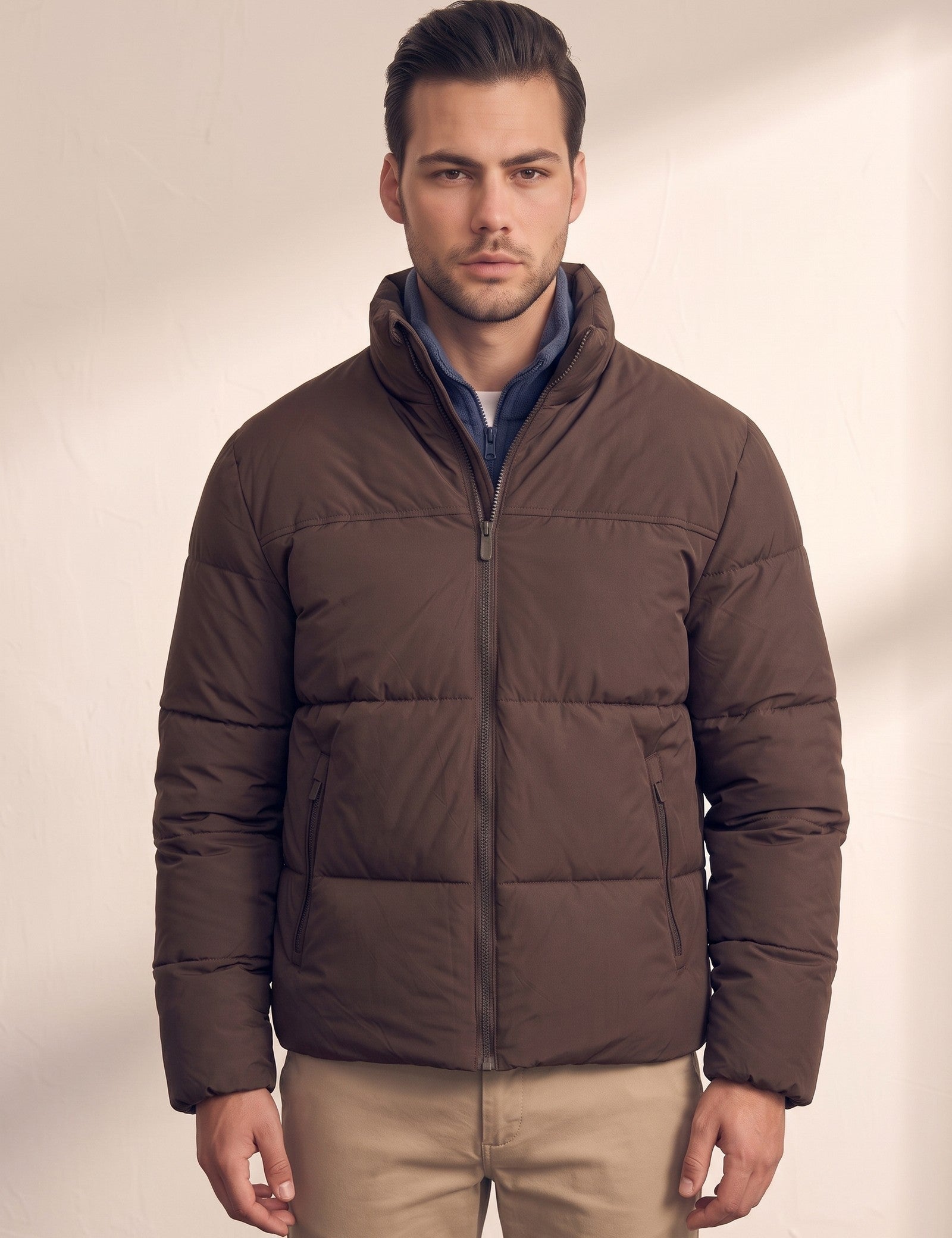Padded Jacket, close-up of the upper body
