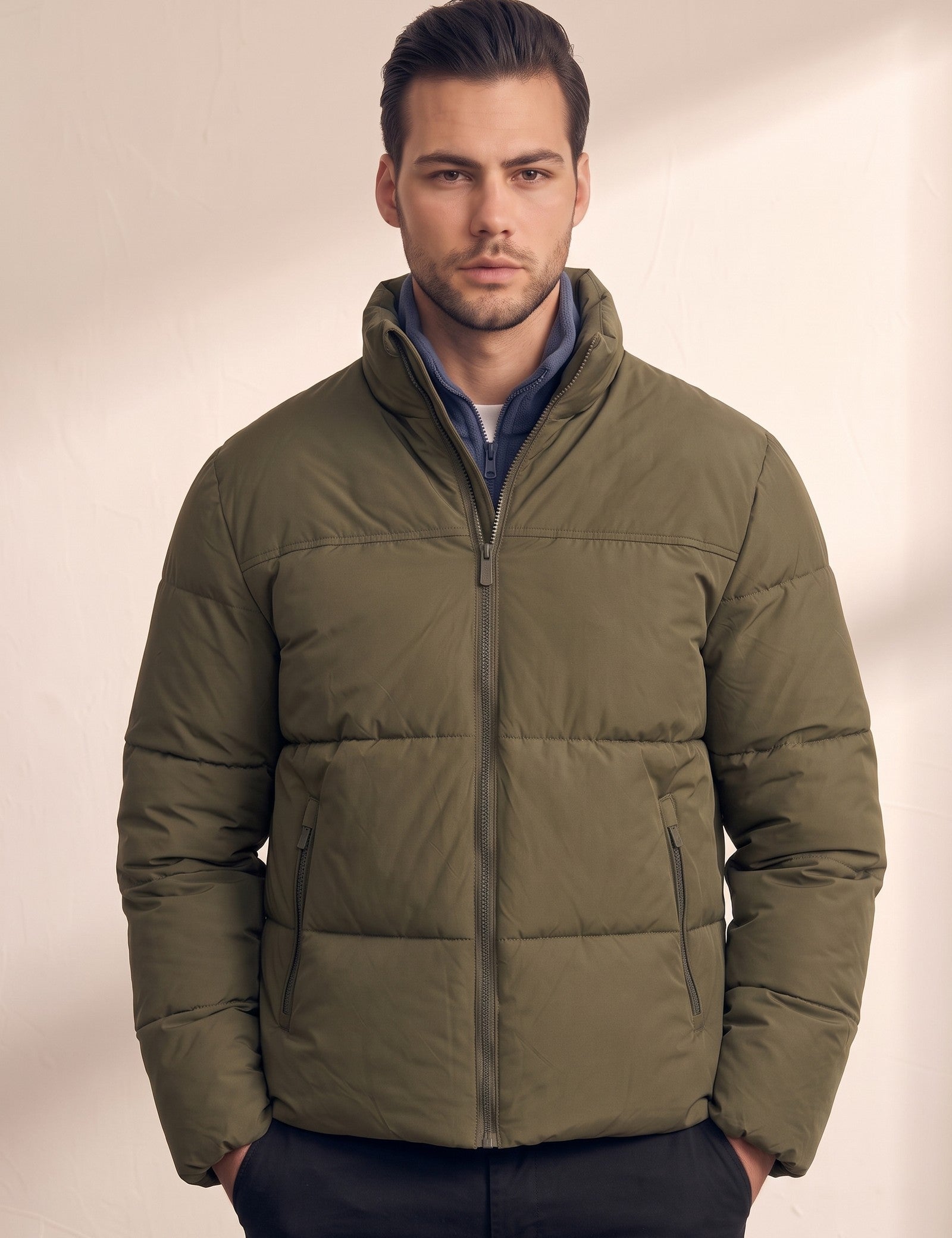 Padded Jacket, close-up of the upper body