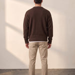 Men's Crew Neck Jumper, back view, full length
