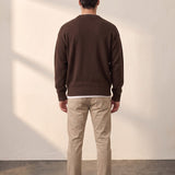 Men's Crew Neck Jumper, back view, full length