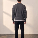 Men's Crew Neck Jumper, back view, full length