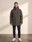 Men's Fleece-Lined Parka Coat, front view, full length