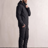 Men's Hooded Fleece-Lined Snow Jacket, side view, full length