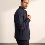 Men's Lightweight Collared Zip-Up Jacket, side view, full length