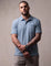 Men's Piqué Polo Shirt with Chest Pocket, front view, full length