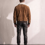 Men's Sherpa Collar Work Jacket, back view, full length