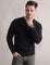 Men's Slim Fit Lightweight Crew Neck Jumper, close-up of the upper body