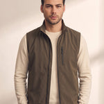 Men's Softshell Gilet, close-up of the upper body