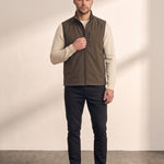 Men's Softshell Gilet, side view, full length