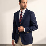 Men's Tailored Smart Blazer Jacket, side view, full length