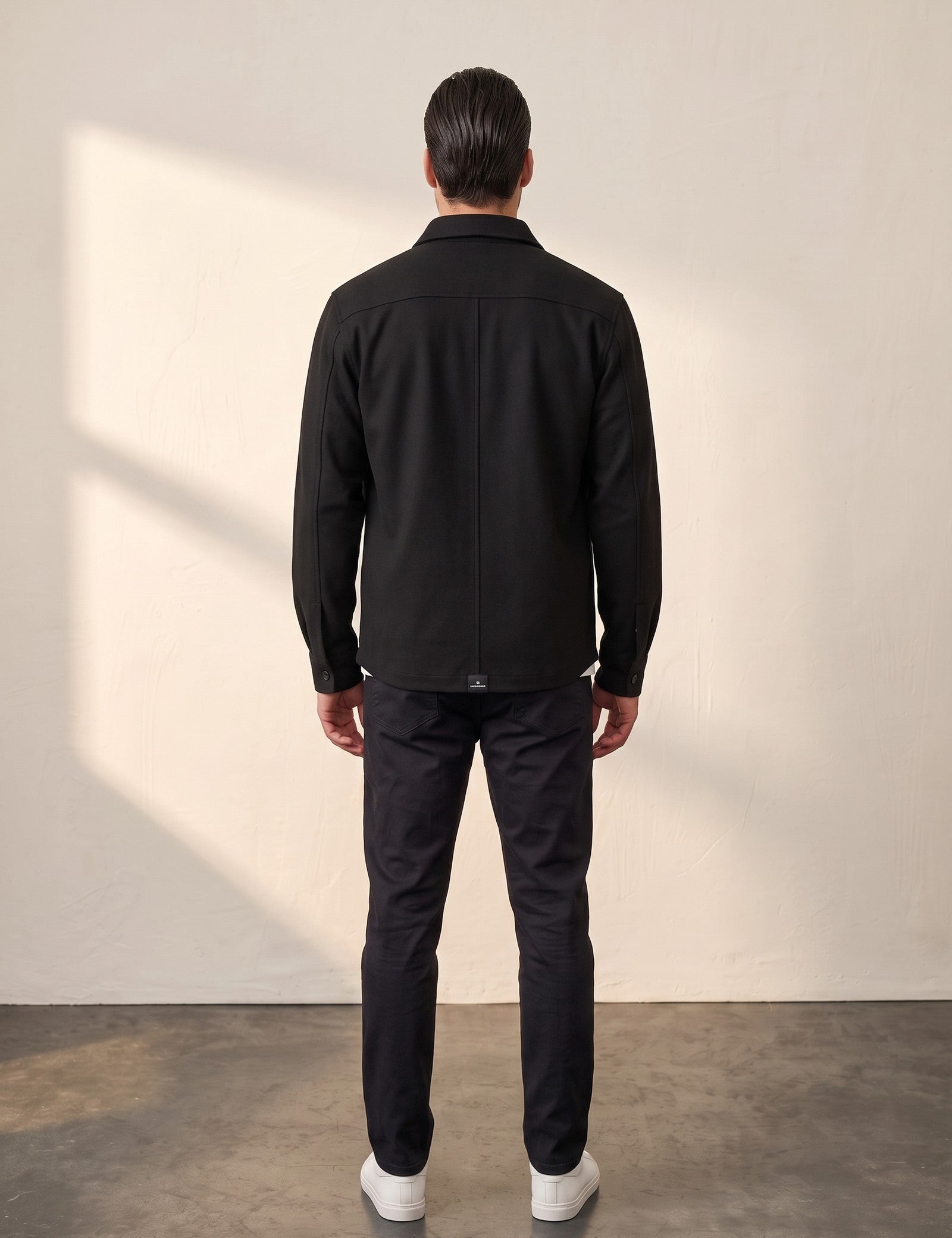 Overshirt, back view, full length