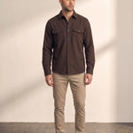 Overshirt, side view, full length