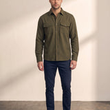 Overshirt, back view, full length