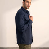 Overshirt, side view, full length