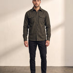 Overshirt, front view, full length