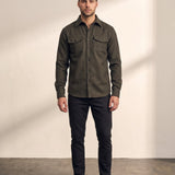 Overshirt, front view, full length