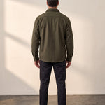 Overshirt, back view, full length