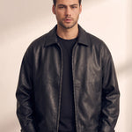 Oversized Bomber Jacket, close-up of the upper body