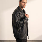 Oversized Bomber Jacket, side view, full length