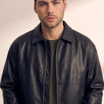 Oversized Bomber Jacket, close-up of the upper body