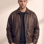 Oversized Bomber Jacket, close-up of the upper body