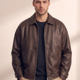 Oversized Bomber Jacket, close-up of the upper body