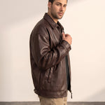 Oversized Bomber Jacket, side view, full length