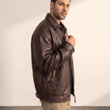 Oversized Bomber Jacket, side view, full length