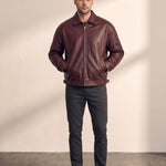 Oversized Bomber Jacket, close-up of the upper body