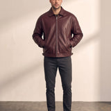 Oversized Bomber Jacket, close-up of the upper body