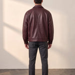 Oversized Bomber Jacket, back view, full length