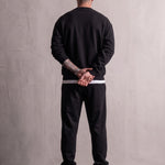 Oversized Crewneck Sweater, back view, full length