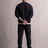 Oversized Crewneck Sweater, back view, full length