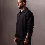 Oversized Polo Shirt, side view, full length