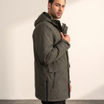 Parka, side view, full length