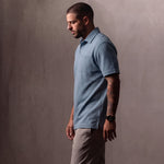 Piqué Polo Shirt, side view, full length