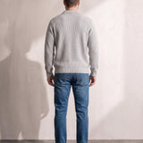 Polo Jumper, back view, full length