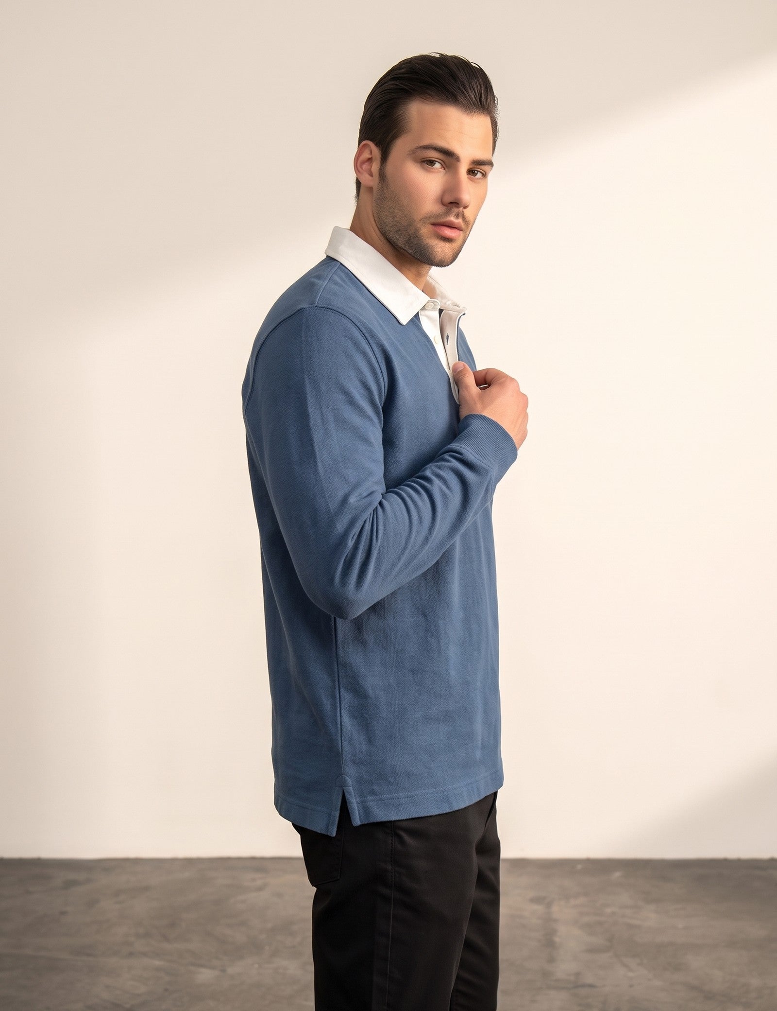 Polo Shirt, side view, full length