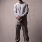 Sloane Quarter Zip Sweater, front view, full length