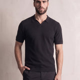 Short Sleeve Polo Shirt, close-up of the upper body