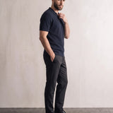 Short Sleeve Polo Shirt, side view, full length