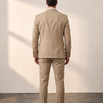 Slim Fit Suit, back view, full length