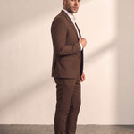 Slim Fit Suit, side view, full length
