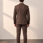 Slim Fit Suit, back view, full length