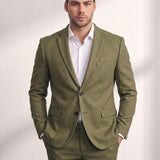 Slim Fit Suit, close-up of the upper body